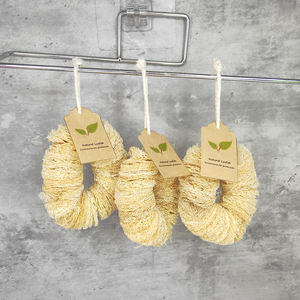 Оптовая продажа, биоразлагаемая губка, кухонная Мягкая сетчатая кисть для египетской губки, натуральная кухонная губка для люффы - Product Image 4