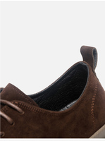 Chaussures Derby à plateforme, semelle épaisse et robuste, lacets, chaussures décontractées, antidérapantes, durables, confortables, respirantes, style streetwear, à porter toute la journée