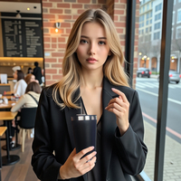 Embody 008 Tasse à bière 16 OZ en acier inoxydable, gourde isotherme sous vide avec couvercle, isolation thermique de 6 à 12 heures, bouteille d'eau portable pour l'extérieur