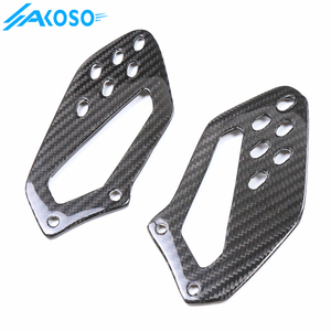 Akoso 100% pre-preg 3K sợi carbon Twill dệt golssy chân PEGs footrest gót bảo vệ cho BMW S1000RR 2009 2014 fairing - Product Image 4