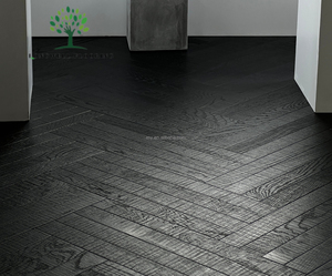 LongWell, diseño más nuevo, parquet de espiga Chevron cepillado, suelo de roble, madera dura, diseño comercial para el hogar, suelo de madera - Product Image 2