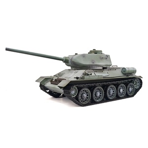 COOLBANK Tanque RC <span class=keywords><strong>T</strong></span>-<span class=keywords><strong>34</strong></span>/85 Camuflaje de Nieve Personalizado 3909-1 PRO Modelo de Batalla Soviético con Disparo de BB, Humo y Sonido 2.4Ghz Edición de Coleccionista - Product Image 1