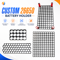 Penyangga Baterai Custom 26650, Spacer Baterai 26700, Braket Baterai Plastik, Penyangga Baterai Universal untuk Sel Lithium