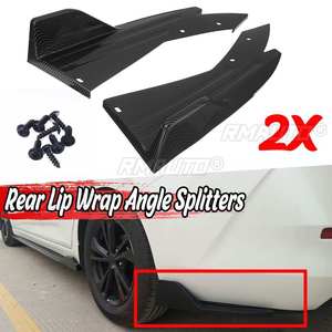 ดิฟฟิวเซอร์กันชนหลังรถยนต์ลายคาร์บอนไฟเบอร์ 2 ชิ้น สำหรับ Ford Mustang, Focus RS ST และ Fiesta - Product Image 1