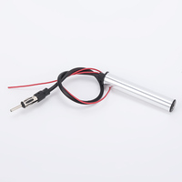 Amplificateur de signal d'antenne radio de voiture en ligne DIN mâle-femelle avec câble d'alimentation séparé