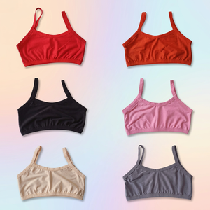 Sujetador Deportivo para Mujer, Sin Costuras, Transpirable, de Algodón, con Tirantes Ajustables, Acolchado Fino, Tipo Camisola, de Secado Rápido, para Danza - Product Image 6