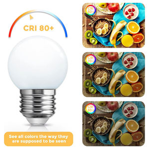 6 paquets d'<span class=keywords><strong>ampoules</strong></span> LED E27 1w 2w 3w Jaune chaud 3000k 220v 240v Filament Edison Petit visage Ses Sbc Milky/couvercle Ip66 Étanche Nuit - Product Image 3