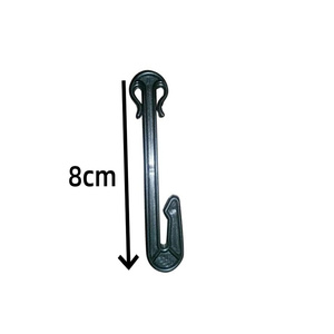 Crochets en J manuels en plastique pour treillis, durables, 8 cm |   Idéal pour soutenir les plantes de jardin, de serre et d'intérieur - Product Image 2