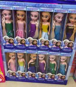 Caja de Regalo de Juguete de Plástico Esla al <span class=keywords><strong>por</strong></span> <span class=keywords><strong>Mayor</strong></span> con Muñeca de Vinilo de Anna, Juguete para Niños, Mini Juguete de Cápsula Infantil, Figura de Acción de Anime - Product Image 2