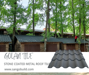 Azulejos de techo de metal recubiertos de piedra del Golán clásico Diseño tradicional Línea de producción de azulejos de techo lisos Techo de África de onda Romana - Product Image 4