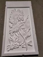 Prix ​​bas, plâtre en fibre de verre GRC, plâtre de gypse, cadre de fenêtre en arc, cadre de porte, en-tête, panneau mural pour villa, hôtel