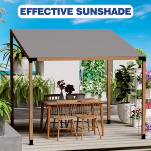 Kit de base de <span class=keywords><strong>poteau</strong></span> extérieur <span class=keywords><strong>pour</strong></span> gazebo Pergolas Support de toit incliné à 15 ° Quincaillerie de pergola à 75 ° Poutre en <span class=keywords><strong>bois</strong></span> Sunroom <span class=keywords><strong>Carport</strong></span> Cabin - Product Image 4