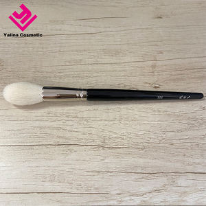Yalina Premium nuovo stile cosmetico nero manico in legno Set di pennelli per il trucco di capra su misura per <span class=keywords><strong>le</strong></span> donne della signora - Product Image 3