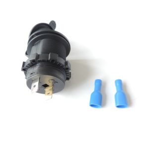 ที่ชาร์จที่จุดบุหรี่ในรถยนต์แบบกำหนดเอง,สายชาร์จซ็อกเก็ตหญิงปลั๊กเป็น172256-3102อะแดปเตอร์เชื่อมต่อ2ขา18AWG สายไฟ12V - Product Image 2