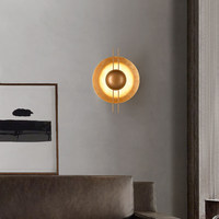 Lampe murale en fer de style nordique, design rétro créatif, luxe léger, postmoderne, pour salons, couloirs, chambres à coucher, zones de chevet