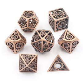 Meilleur prix d'usine ensemble de dés creux <span class=keywords><strong>en</strong></span> argent donjons <span class=keywords><strong>et</strong></span> dragons dés Rpg polyédriques pour jeux de société - Product Image 2