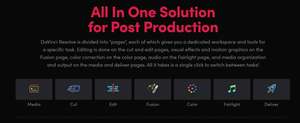 Descarga de DaVinci Resolve Studio 18 para Mac/Win, Edición Profesional, Color, Efectos y Postproducción de Audio - Product Image 5
