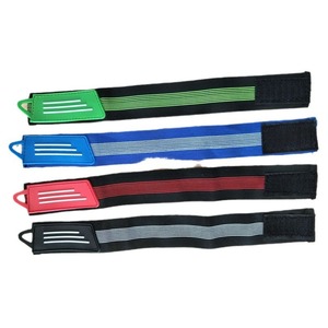 Sangles de soutien de cheville réglables rouge, vert, bleu, noir pour la protection cycliste, bandage de jambe unisexe pour adulte - Product Image 3