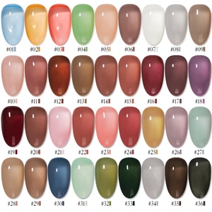 JTING Nuevo Diseño de Esmalte de Uñas en Gel UV Estilo Verano Efecto Hielo, Set de 36 Colores con Esmalte de Gel de Tres Capas con Diferentes Efectos - Product Image 5