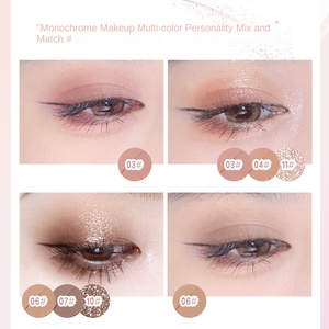 ZHISHUDL อายแชโดว์เนื้อแมท สีนู้ดเบจ <span class=keywords><strong>น้ำตาล</strong></span>ธรรมชาติ สีเบจน้ำตาลธรรมชาติ ผงสีเข้มข้น ผสมผสานได้ <span class=keywords><strong>โทน</strong></span>สีเกาหลี สำหรับมืออาชีพ - Product Image 2
