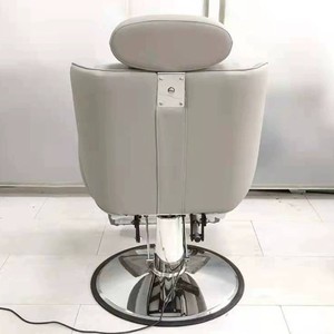 Fauteuil de Barbier Hydraulique Moderne Rembourré, Chaise de Coiffure Professionnelle avec Base Métallique, Fauteuil de Lavage pour Salon de Coiffure - Product Image 5
