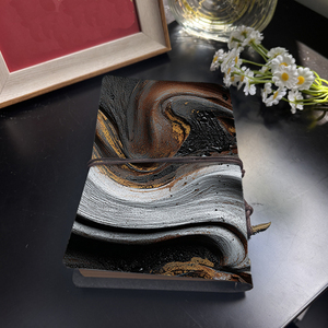 A6 cahier de travail à la mode livre Faux cuir couverture Durable reliure cahier de bureau pour les professionnels cadeau idéal pour <span class=keywords><strong>Studen</strong></span> - Product Image 3