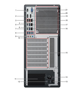 เวิร์กสเตชันพีซี Super X3 8000 Tower รุ่น I7-14700-20C-2.1G 16 คอร์ หน่วยความจำ 16GB พร้อมการ์ดจอประสิทธิภาพสูง รองรับซีพียู Xeon คู่ - Product Image 3