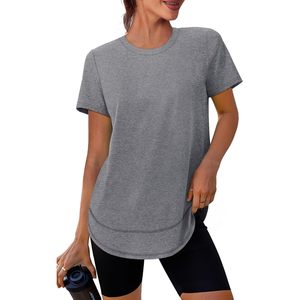 เสื้อออกกำลังกายแขนสั้นสำหรับผู้หญิงเสื้อ S-3XL ทันสมัยสำหรับฤดูใบไม้ผลิและฤดูร้อน - Product Image 3