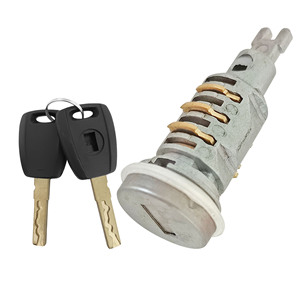 กระบอกกุญแจรถยนต์ Fiat รุ่น FY159M3 พร้อมกุญแจ 2 ดอก อะไหล่ล็อคประตูรถยนต์ - Product Image 5