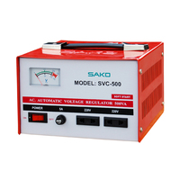 Régulateur de tension automatique monophasé 500VA, entrée 100-250V, sortie 220V, stabilisateur AVR