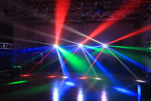 Mini Luz LED Spider 8x3W RGBW con Cabezal Móvil, Activación por Sonido, Control DMX-512, Iluminación Estroboscópica para Parques Temáticos, Fiestas y DJs - Product Image 4