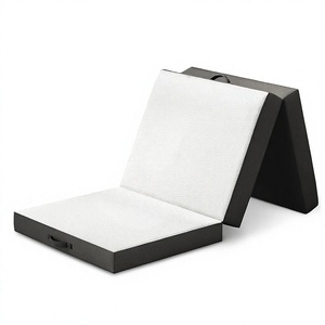 Matelas en mousse à mémoire de forme convertible et pliable en trois parties pour hôtels et usage domestique, massage, voyage, camping, yoga - Product Image 2