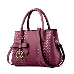 Tas tangan besar antik wanita: Model 2023 terlaris, tas jinjing poliester kulit Pu, tas bahu cantik untuk wanita