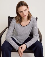 2026 Maßgeschneidertes Damen Bio-Hanf-Polyester Freizeit-Crop-Top mit Langen Ärmeln Umweltfreundlich Atmungsaktiv Anti-Pilling Frühling/Sommer Privat