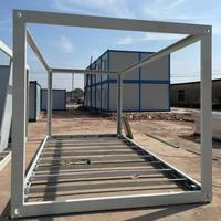 Casa Contenedor Prefabricada de Acero Galvanizado, Desmontable, Ligera, de 20 pies, Resistente a Terremotos y al Agua, Fabricada en China