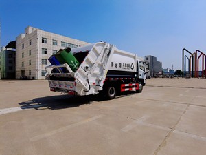 Camion compacteur de déchets Dongfeng, camion de transport de déchets, camion de collecte de déchets de 9 tonnes - Product Image 5