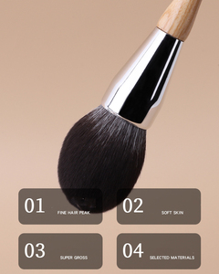 <span class=keywords><strong>Pinceau</strong></span> à <span class=keywords><strong>poudre</strong></span> unique pour le maquillage, <span class=keywords><strong>meilleur</strong></span> <span class=keywords><strong>pinceau</strong></span> pour la <span class=keywords><strong>poudre</strong></span> <span class=keywords><strong>libre</strong></span>, <span class=keywords><strong>pinceau</strong></span> à <span class=keywords><strong>poudre</strong></span> cosmétique professionnel, poils synthétiques, bois - Product Image 3