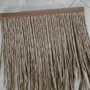 Paja de paja artificial ignífuga más vendida, paja sintética impermeable <span class=keywords><strong>para</strong></span> techo de paraguas - Product Image 1