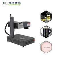 Machine de Gravure Laser Métal 20W/30W/50W pour Acier Inoxydable, Cuivre, Bijoux et Gravure de Plaques / Machine de Marquage Laser UV pour Verre