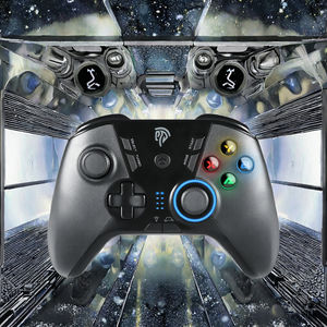 คอนโทรลเลอร์เกมไร้สาย <span class=keywords><strong>EasySMX</strong></span> ESM-9110 รุ่นปี 2025 ได้รับสิทธิบัตรระดับโลก ความถี่ 2.4GHz พร้อมระบบสั่นคู่ จอยสติ๊กแบบ Type-C USB แบตเตอรี่ 600mAh - Product Image 2