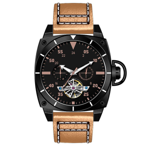 Hàng Đầu Trung Quốc Tự Động Phong Trào Tourbillon Thép Không Gỉ Sang Trọng Cơ Khí Đa Chức Năng Đồng Hồ Cho Nam Giới U2762 - Product Image 5