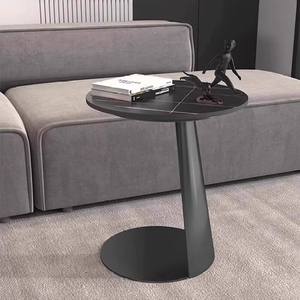 Mesas Auxiliares de Centro Modernas y Lujosas con Tapa de Mármol, Diseño Portátil, Pequeñas y Elegantes para Sala de Estar - Product Image 2