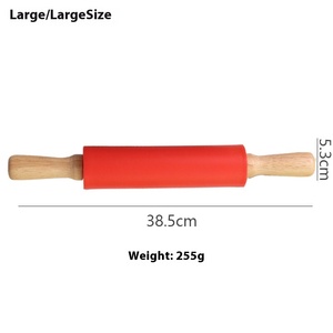 Hot bán Silicone cán <span class=keywords><strong>pin</strong></span> không dính Baking bột lăn cán <span class=keywords><strong>Pin</strong></span> cho dụng cụ nhà bếp - Product Image 5