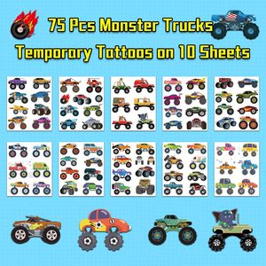 <span class=keywords><strong>Monster</strong></span> Trucks Tatuaje temporal para niños, 10 hojas <span class=keywords><strong>Monster</strong></span> Truck Tattoos para niños Party Favors, Goodie Bags Stuffers - Product Image 2