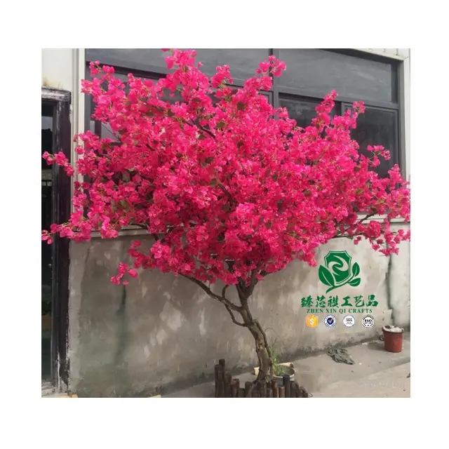 Zhen xin qi – arbre de fleur artificielle de bougainvillia pour les jardins et les mariages