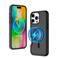 Étui de téléphone magnétique antichoc pour iPhone 16 Pro Max, étui de téléphone personnalisé en gros pour iPhone