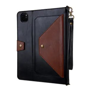 PU cuir luxe enveloppe forme croix corps tablette sac bandoulière fermeture éclair porte-carte étui de protection pour iPad 10 2022 Pro 11