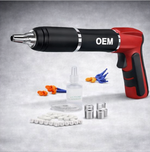 Pistola sparachiodi a soffitto senza fili brevettata, autopulente, silenziosa, per fissaggi manuali su acciaio e cemento con forza regolabile - Product Image 1