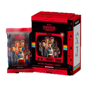 12 Boîtes de Cartes à Collectionner Rétro Stranger Things 1-5, Cartes Autographiées d'Acteurs, <span class=keywords><strong>Jeu</strong></span> de Cartes, Cartes Surprise, Vente en Gros pour Salles de Streaming en Direct - Product Image 3