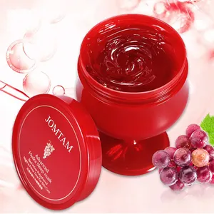 OEM JOMTAM private label skin care red wine polyphenols collagen sleeping mask whitening facial mask